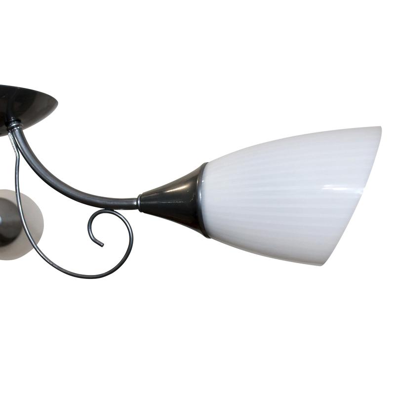  Светильник "Веста" 131 (плафон П0477) НПБ 01-3х60-175 Е27 ИУ хром Элетех 1005404463 фото в каталоге от BTSprom.by