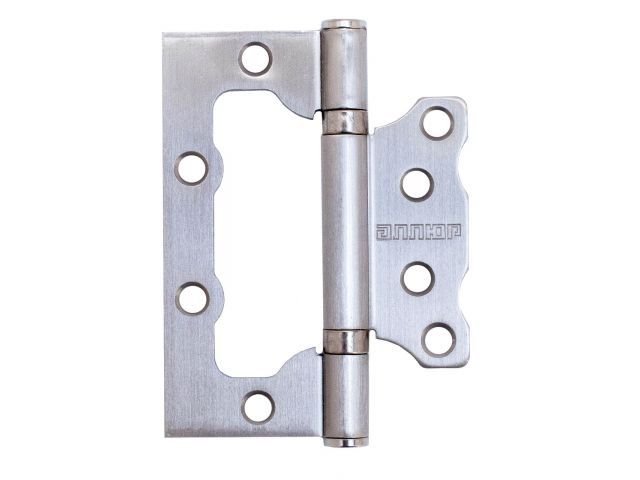 петля накладная без врезки  аллюр 100х75 2bb snp блистер 2,5мм мат.никель 2 шт (узк) 6812 от BTSprom.by