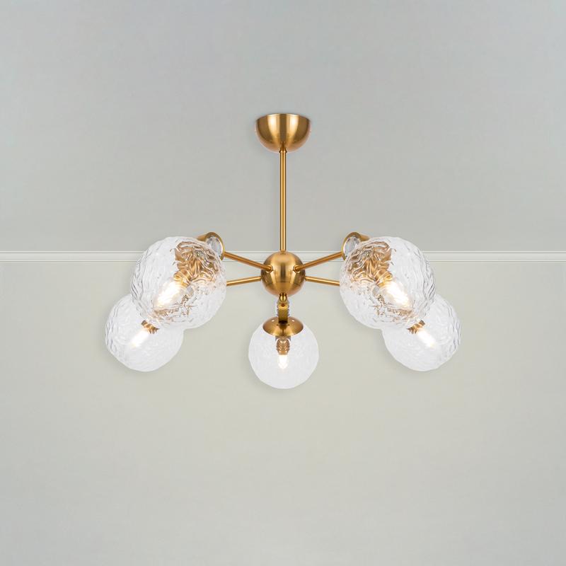  Светильник Mellow 40Вт E14х5 IP20 подвесной Freya FR5264PL-05BS фото в каталоге от BTSprom.by