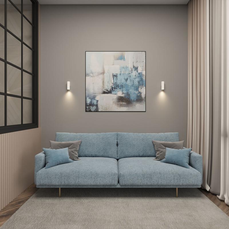  Светильник 15Вт GU10 IP20 LED настен. алюм. бел. DENKIRS 723091 фото в каталоге от BTSprom.by