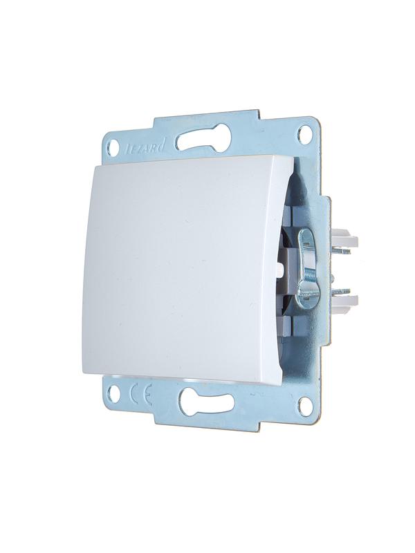  Выключатель 1-кл. 1п СП ASTI 10А IP20 механизм жемчуж./бел. перламутр. LEZARD 7081-3088-100 фото в каталоге от BTSprom.by