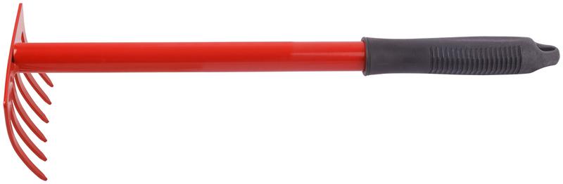  Грабли мини 6 зубьев с ручкой цельнометал. 76850 фото в каталоге от BTSprom.by