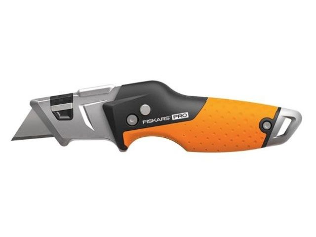 нож строительный складной, со сменным лезвием carbonmax fiskars (подходят лезвия: 1027229) 1027224 от BTSprom.by