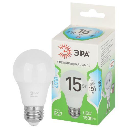 лампа светодиодная green line a60-15w-840-e27 gl 15вт груша 4000к яркий свет бел. e27 эра б0067128 от BTSprom.by