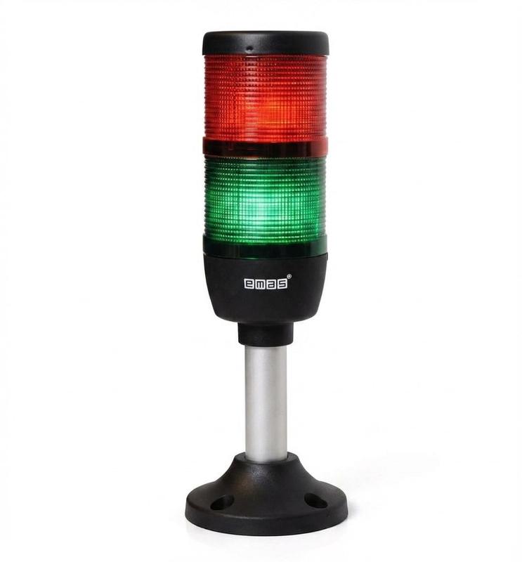 колонна сигнальная 70мм 220в светодиод led красн./зел. emas ik72l220xm02 от BTSprom.by