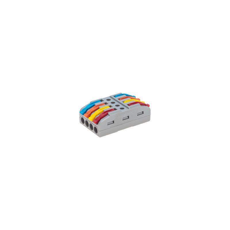 клемма смк 222-424 проходная 4 полюса (0.08-4кв.мм) сер. rexant 07-5246 от BTSprom.by