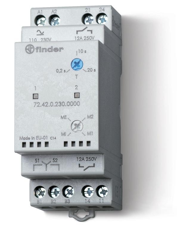 реле выбора приоритета 24в ac/dc выход 2no 12а модульное 35мм ip20 finder 724200240000 от BTSprom.by