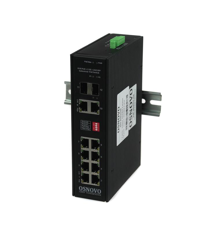 коммутатор промышленный sw-80822/ir poe gigabit ethernet на 10 портов osnovo 13224 от BTSprom.by