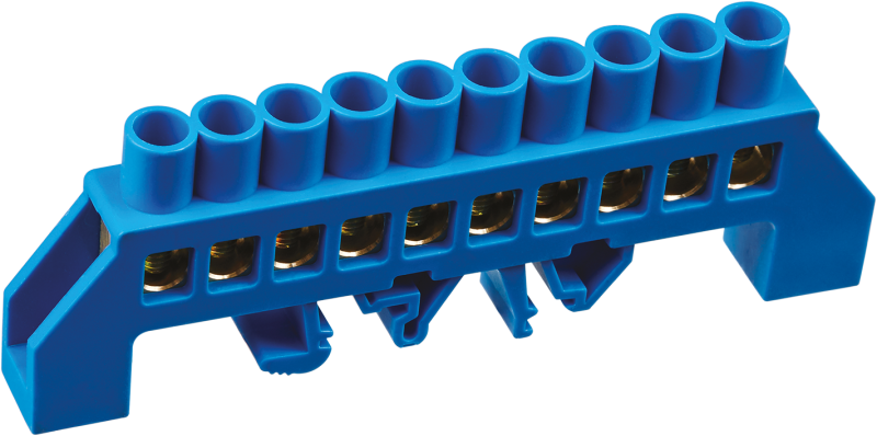шина нулевая 90 743 obb-i812-10dp-b в комбинированном din-изоляторе «стойка» онлайт 90743 от BTSprom.by