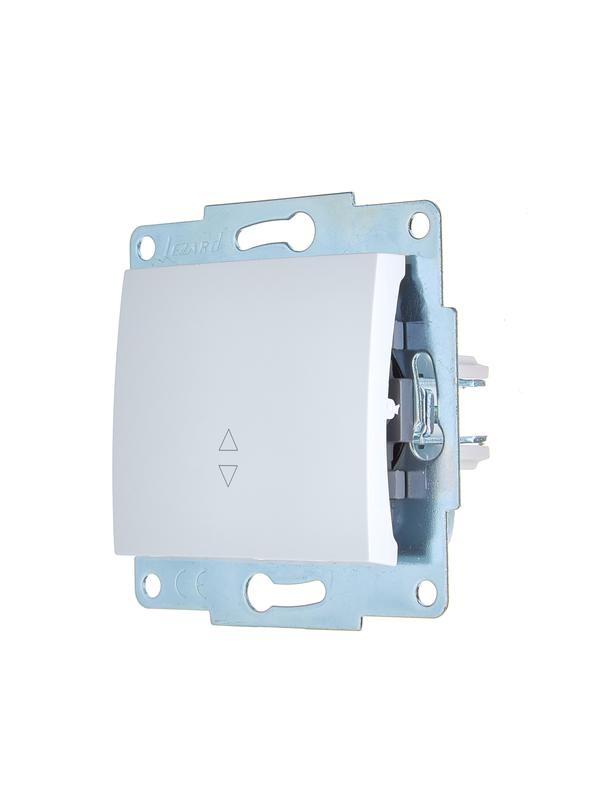  Переключатель проходной 1-кл. 1п СП ASTI 10А IP20 механизм бел. LEZARD 7081-0288-105 фото в каталоге от BTSprom.by