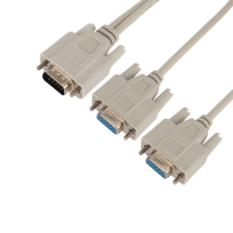  Переходник штекер VGA - 2 гнездо VGA (провод) сер. Rexant 17-6834 фото в каталоге от BTSprom.by