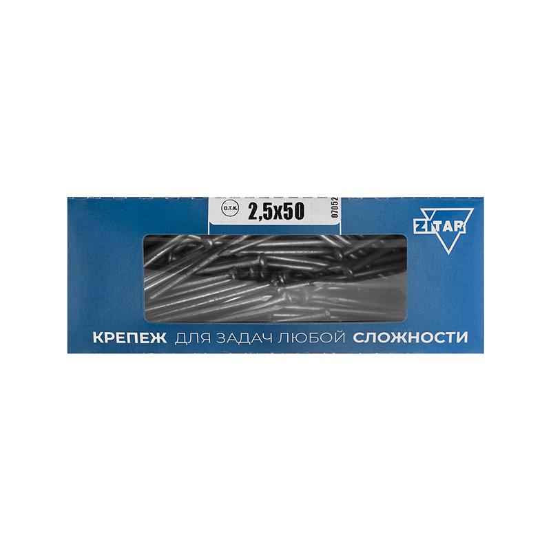 гвоздь строительный 2.5х50 оцинк. (уп.300г) tech-krep/zitar 102028 от BTSprom.by
