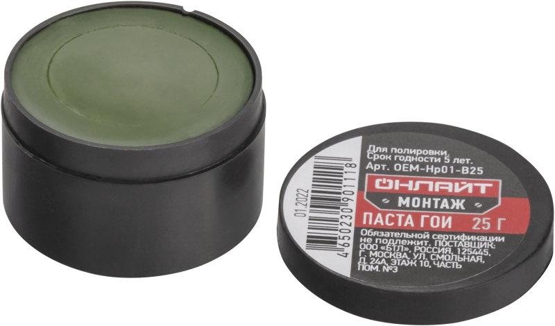 полироль 90 111 oem-hp01-b25 паста гои 25г онлайт 90111 от BTSprom.by