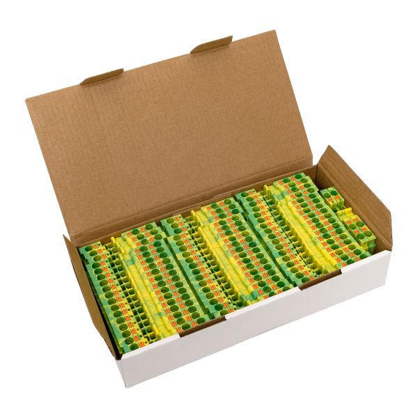  Колодка клеммная пружинная 4 Push-in 3 вывода земля EKF PIT-4-3-pe фото в каталоге от BTSprom.by