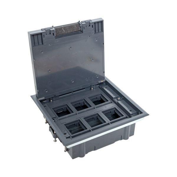  Лючок напольный C-Line 12 с горизонтально расположенной приборной рамкой EKF cl-ln-k-12 фото в каталоге от BTSprom.by