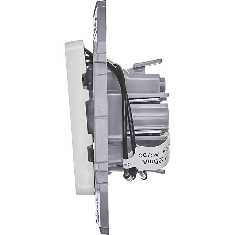  Выключатель 2-кл. Inspiria 10А IP20 250В 10AX с подсветкой/индикацией механизм бел. IEK 673630 фото в каталоге от BTSprom.by