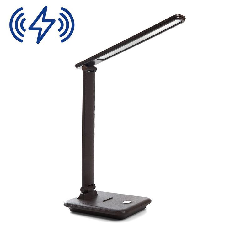 светильник настольный складной 25вт 3000-6000к 100-240в коричн. de1728 feron 41451 от BTSprom.by