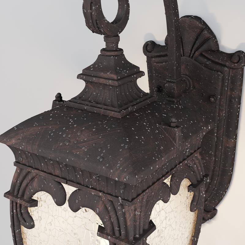  Светильник Fleur 1х60Вт E27 IP44 бра настен. Maytoni O414WL-01BZ фото в каталоге от BTSprom.by