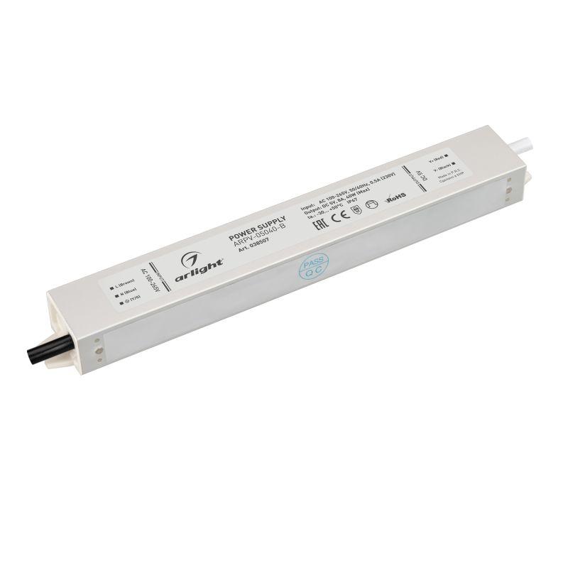 блок питания arpv-05040-b 5в 8.0а 40вт ip67 металл arlight 038507 от BTSprom.by