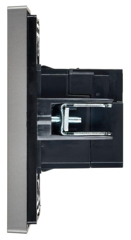  Розетка USB A+A 3.1А FORTE&PIANO FP549 сталь IEK FP-U21-D31-K46 фото в каталоге от BTSprom.by