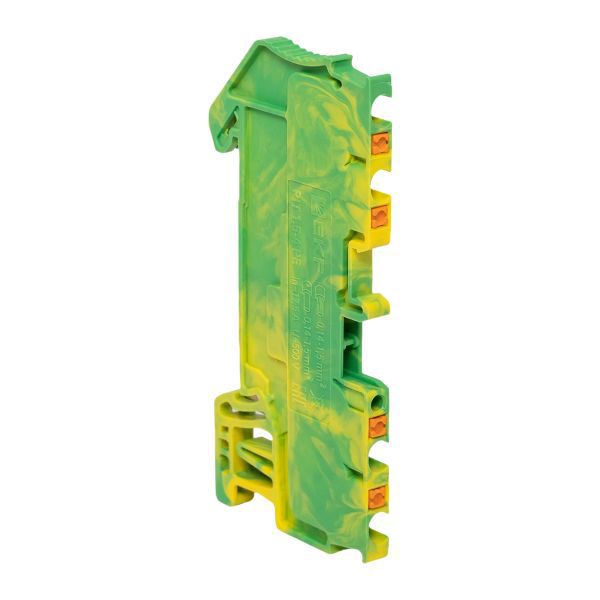 колодка клеммная пружинная 1.5 push-in 4 вывода земля ekf pit-1.5-4-pe от BTSprom.by