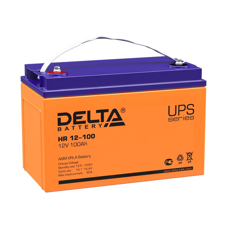 аккумулятор ups 12в 100а.ч hr 12-100 delta 4614010180002 от BTSprom.by