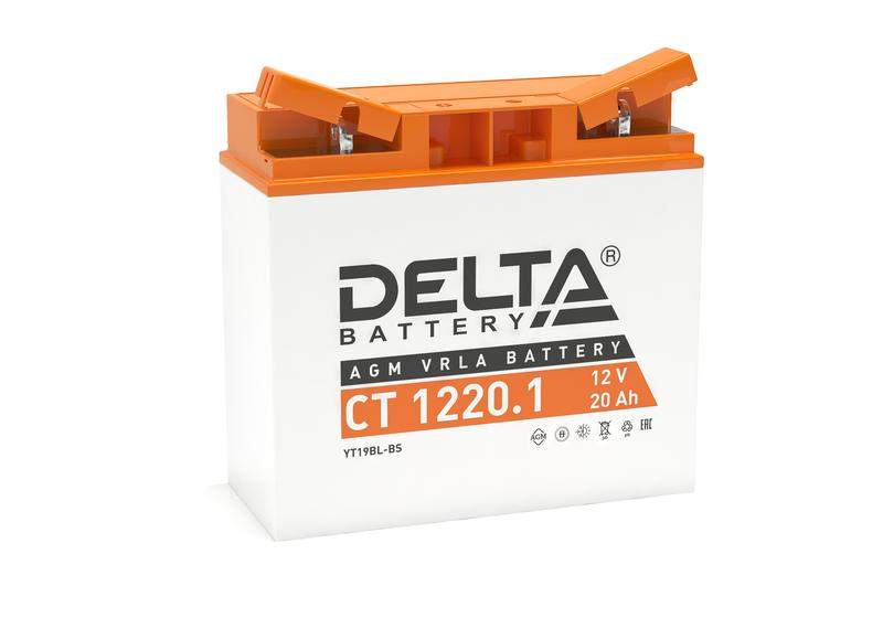 аккумулятор стартерный 12в 20а.ч delta ct 1220.1 от BTSprom.by