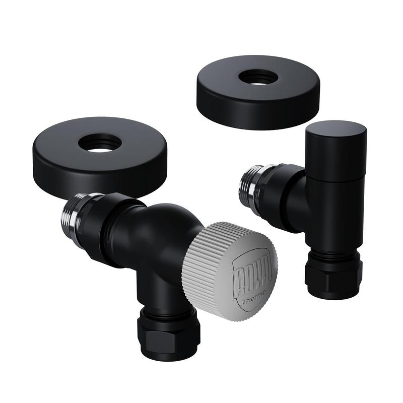  Набор термостатический осевой Design Pro 15мм М30х1.5 черн. Royal Thermo НС-1646644 фото в каталоге от BTSprom.by