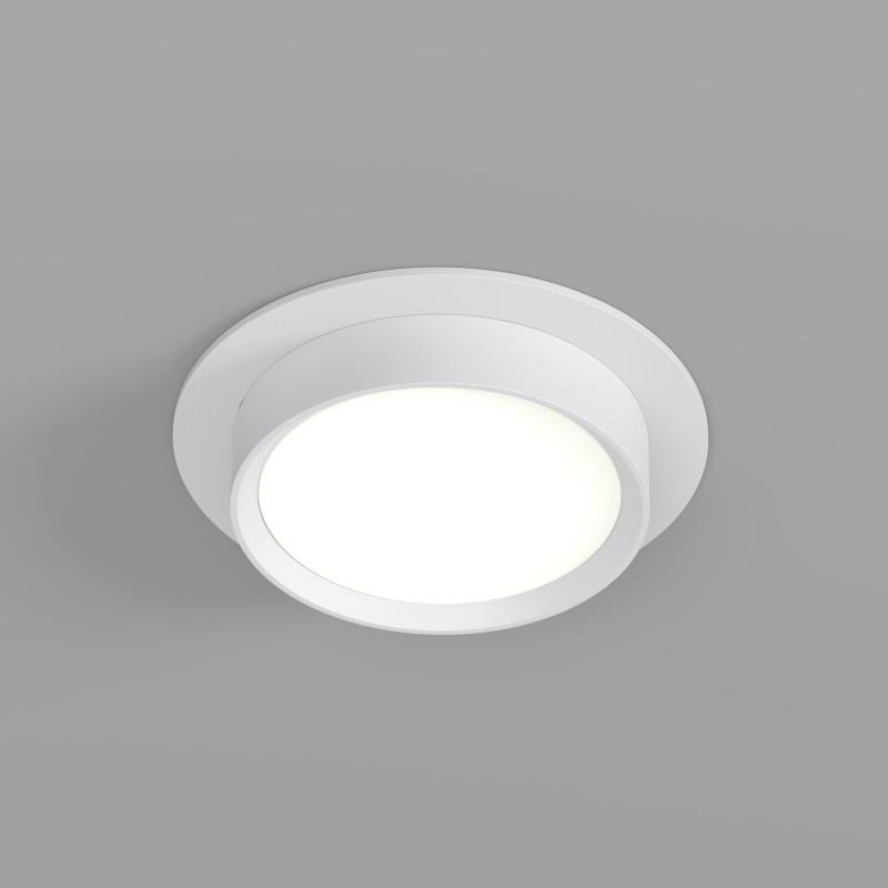 светильник flat 15вт gx53 ip20 led встраив. алюм. бел. denkirs 772618 от BTSprom.by