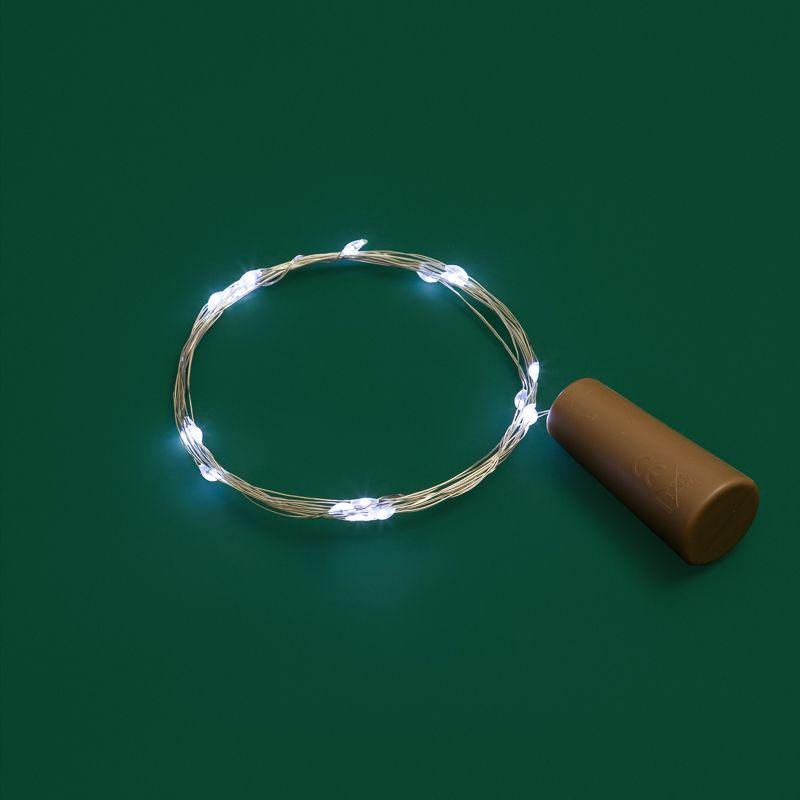  Гирлянда светодиодная "Роса" 2м 20LED бел. 0.1Вт IP20 с пробкой элементы питания 3хLR44 (в компл.) Neon-Night 302-025 фото в каталоге от BTSprom.by