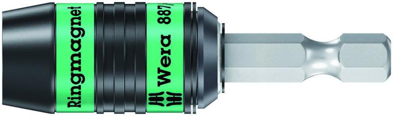 битодержатель быстросъемный 887/4 rr rapidaptor 1/4дюйм e6.3 с магнитным кольцом 57мм wera we-052490 от BTSprom.by