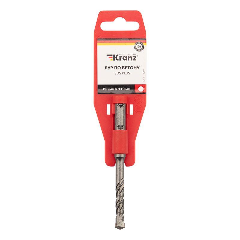  Бур по бетону 8x110мм SDS PLUS Kranz KR-91-0007 фото в каталоге от BTSprom.by