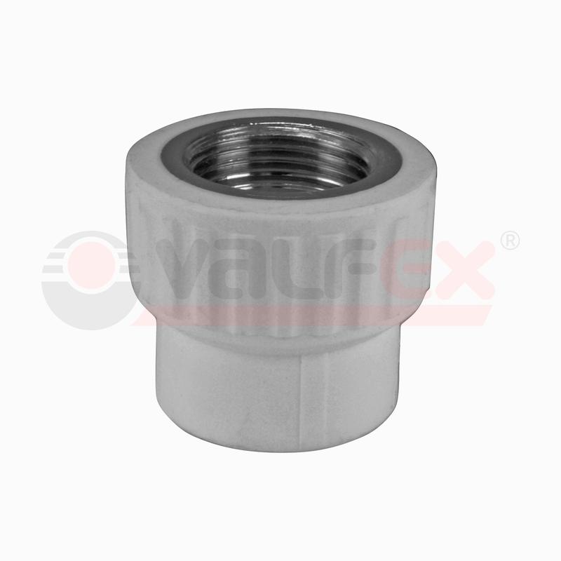муфта переходная с внутренней резьбой 20х3/4дюйм (100/25) сер. valfex 10129120г от BTSprom.by