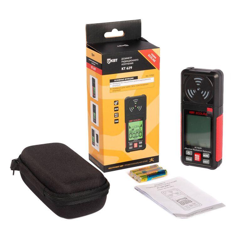  Дозиметр радиационного излучения КТ 629 ECOLINE КВТ 91923 фото в каталоге от BTSprom.by