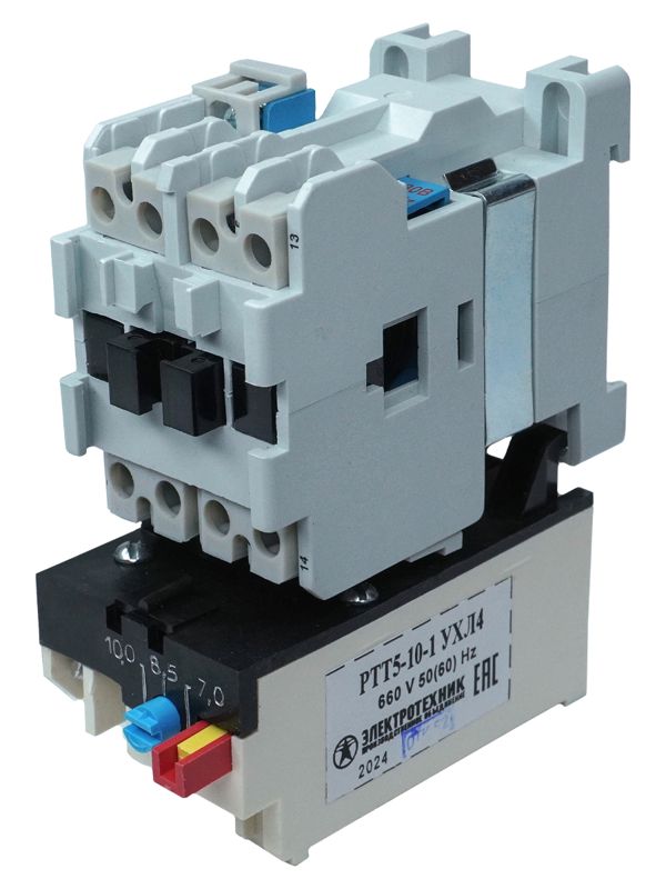 пускатель электромагнитный пм12-010200 ухл4 в 10а 380в/50гц 1но ip00 нереверсивный с реле ртт5-10-1 7.0-10.0а электротехник et007022 от BTSprom.by