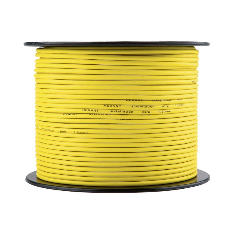  Провод ПГВА 1.5 Ж бухта (м) Rexant 01-6532 фото в каталоге от BTSprom.by