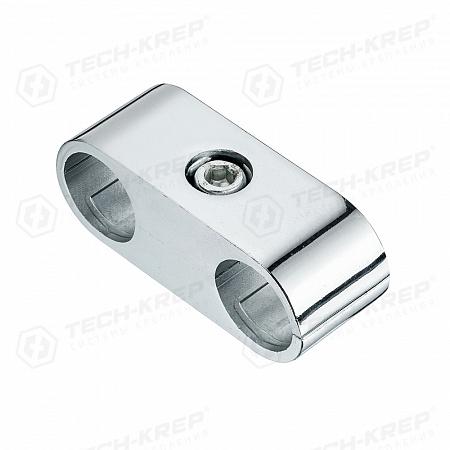 соединитель 2-х труб параллельно хром (уп.1шт) tech-krep/zitar 127447 от BTSprom.by