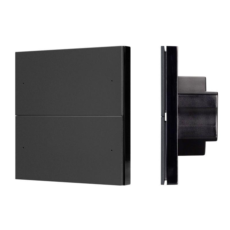 панель кнопочная smart-dmx512-801-22-4g-4sc-dim-in black (230в 2.4g) (ip20 пластик) intelligent arlight 039312 от BTSprom.by