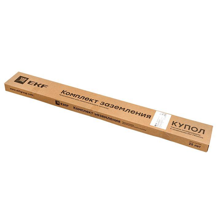 комплект заземления безмуфтовый с заострением 3м ekf gc-24301 от BTSprom.by