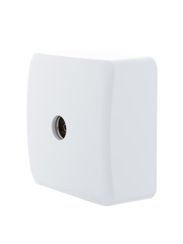  Розетка телевизионная проходная TV 1-м ОП Viola бел. LEZARD 751-0200-129 фото в каталоге от BTSprom.by