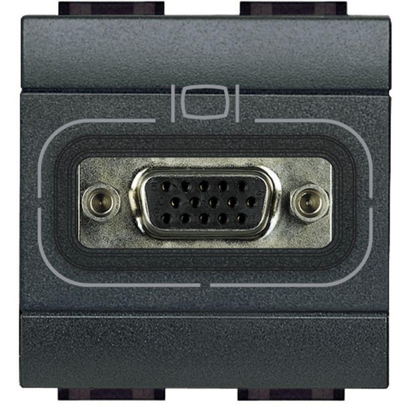 разъем hd15 livinglight антрацит leg btc l4282 от BTSprom.by