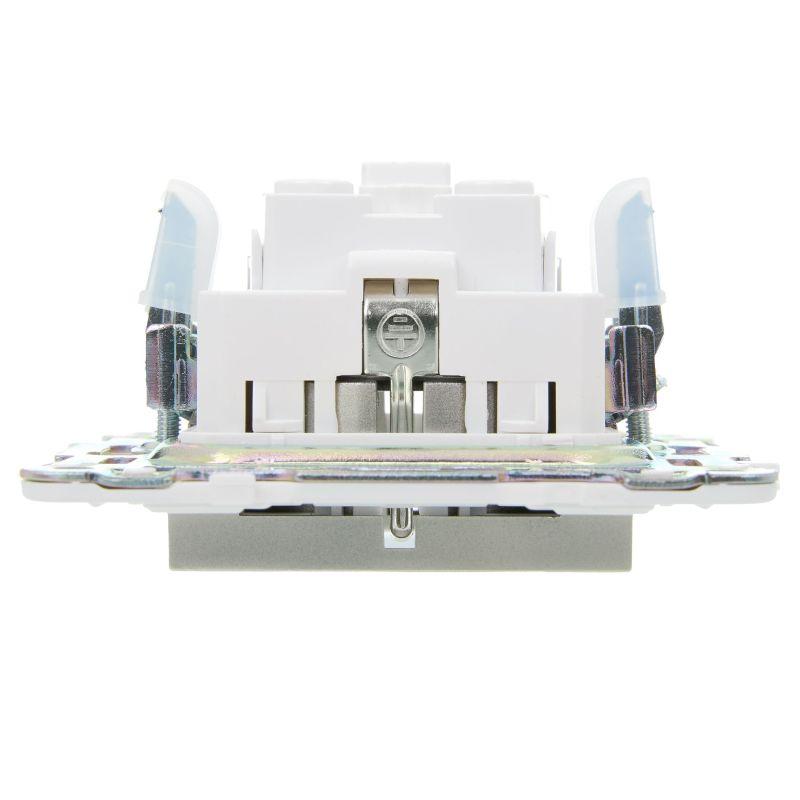  Розетка SKANDY 16А с заземл. защ. шторки SK-R04Sh шампань IEK SK-R14-16-K37 фото в каталоге от BTSprom.by