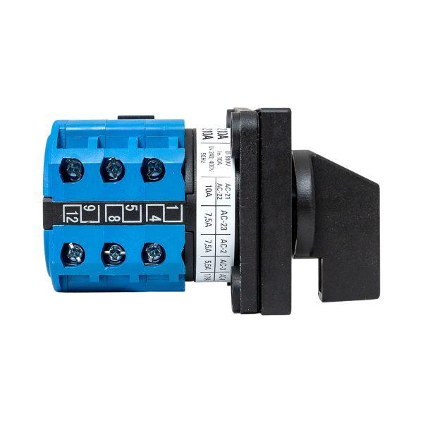  Переключатель кулачковый ПК-1-102 2п 10А "0-1-2-3" EKF pk-1-102-10 фото в каталоге от BTSprom.by