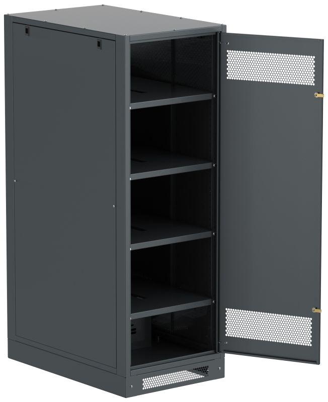 шкаф linea b (пустой) 1700х600мм дверь метал. черн. itk lb05-17h69-m от BTSprom.by