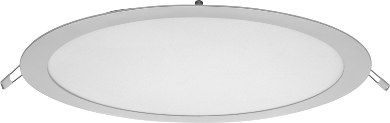светильник светодиодный 90 147 olp-r1-24w-r300-4k-wh-led 24вт 4000к ip20 1600лм 176-264в d300 встраив. круг downlight онлайт 90147 от BTSprom.by