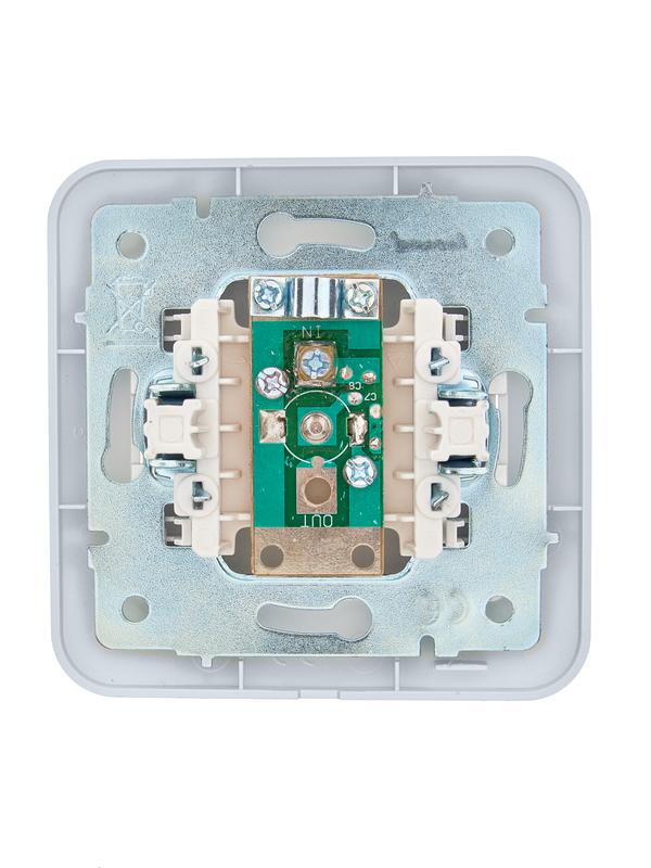  Розетка телевизионная оконечная TV СП ASTI IP20 в сборе жемчуж./бел. перламутр. LEZARD 7081-3030-130 фото в каталоге от BTSprom.by