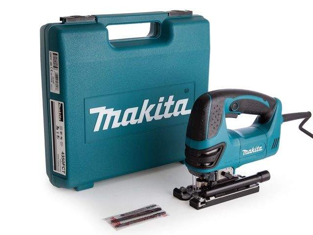 лобзик электрический makita 4350 fct в чем. + набор пилок (720 вт, пропил до 135 мм, подсветка) 4350fct от BTSprom.by