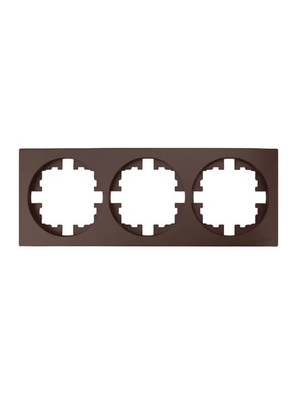 рамка 3-м osen горизонт. квадрат шоколад lezard 743-7300-148 от BTSprom.by