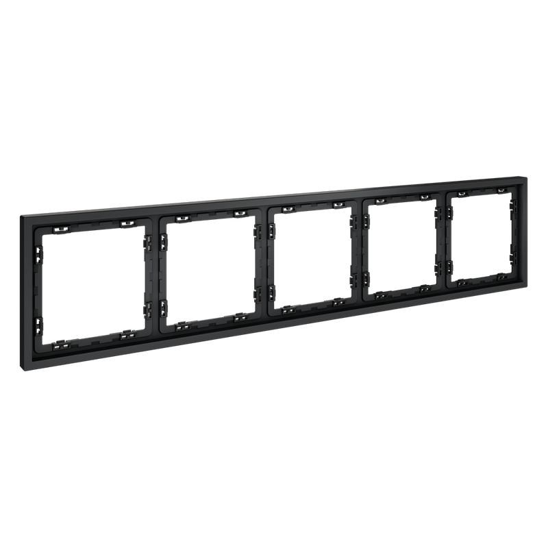  Рамка 5-м S70 пластик. графит Voltum VLS100507 фото в каталоге от BTSprom.by