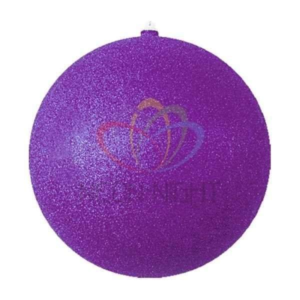 елочная фигура "шарик", 20 см, цвет фиолетовый от BTSprom.by